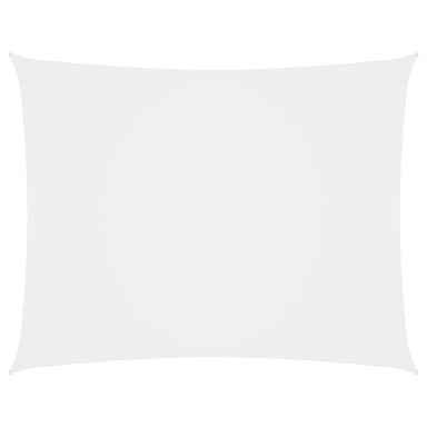 Zonnescherm Rechthoekig 2,5X3,5 M Oxford Stof Wit 2.5 x 3.5 m