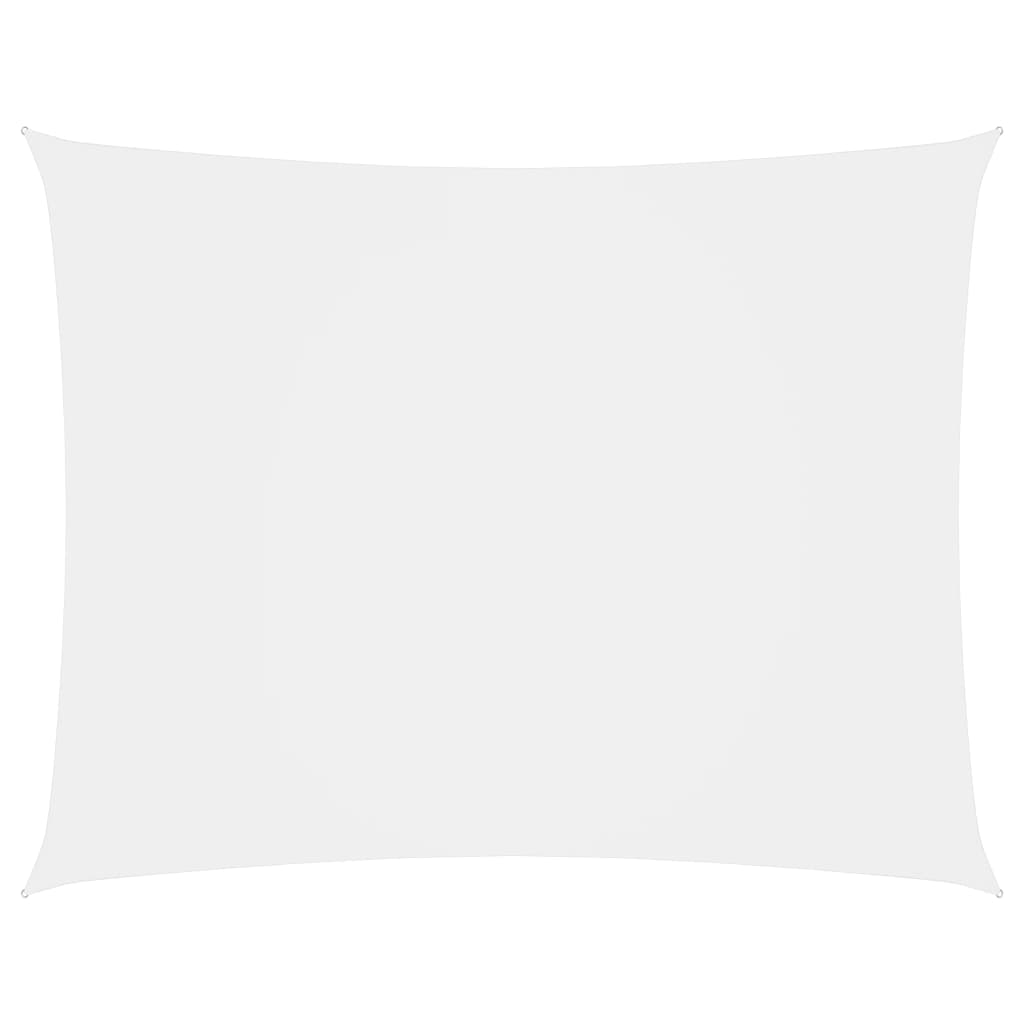 Zonnescherm rechthoekig 2,5x4 m oxford stof wit