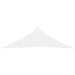 Zonnescherm Driehoekig 4X4X5,8 M Oxford Stof Wit 4 x 4 x 5.8 m