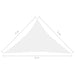 Zonnescherm Driehoekig 5X5X6 M Oxford Stof Wit 5 x 5 x 6 m