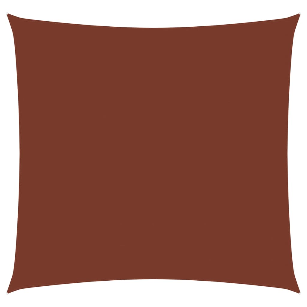 Zonnescherm vierkant 7x7 m oxford stof terracottakleurig