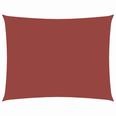 Zonnescherm rechthoekig 3x4 m oxford stof terracottakleurig