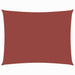Zonnescherm rechthoekig 3x5 m oxford stof terracottakleurig