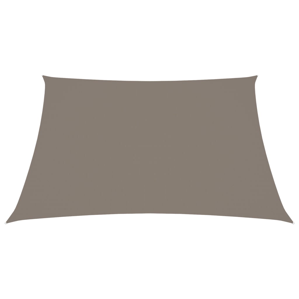 Zonnescherm vierkant 3x3 m oxford stof taupe