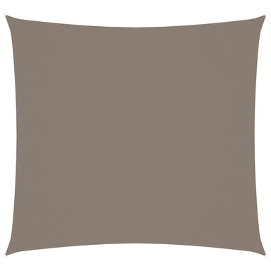 Zonnescherm vierkant 4x4 m oxford stof taupe