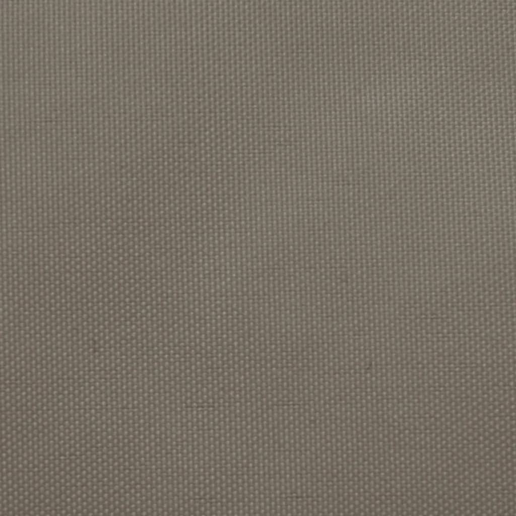 Zonnescherm vierkant 4,5x4,5 m oxford stof taupe