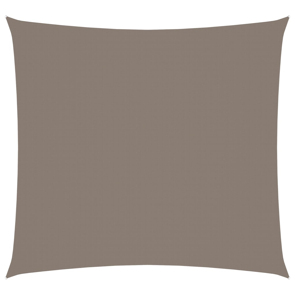 Zonnescherm vierkant 6x6 m oxford stof taupe