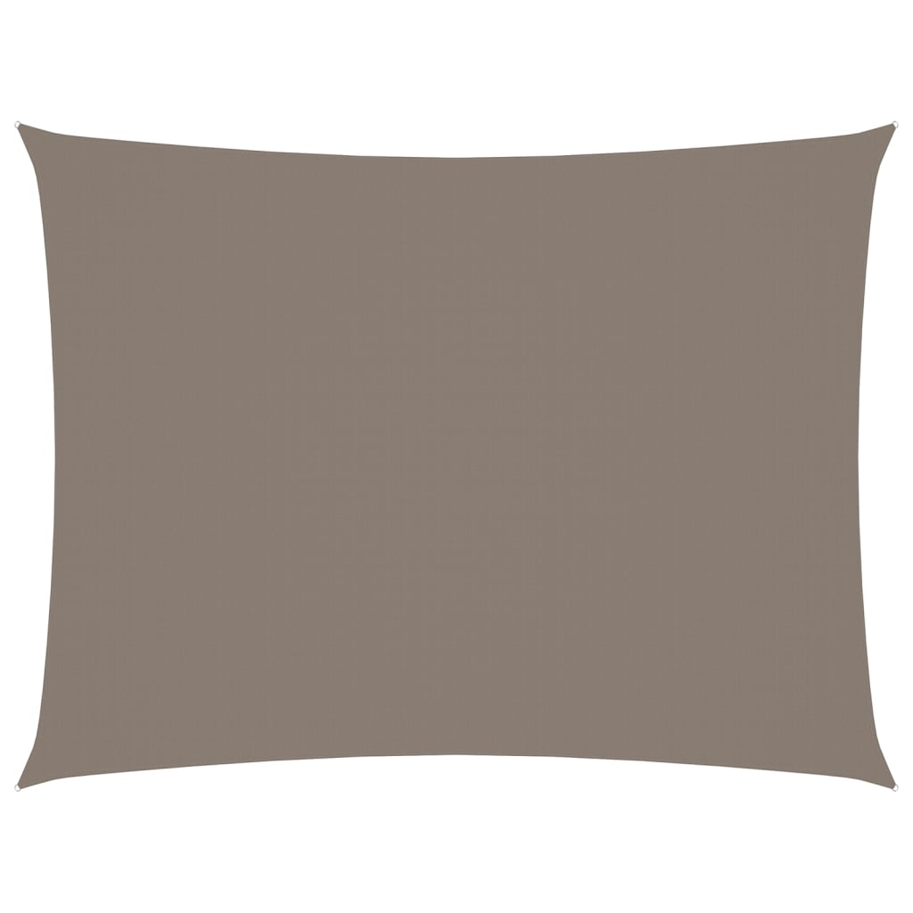 Zonnescherm rechthoekig 2x3,5 m oxford stof taupe