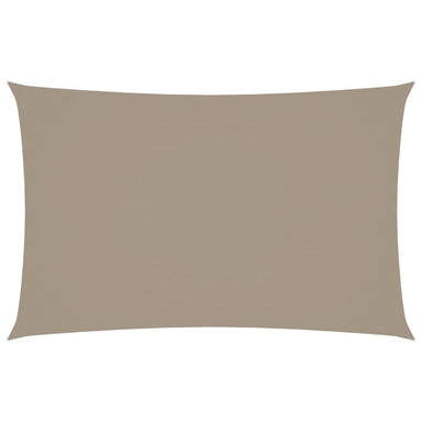 Zonnescherm rechthoekig 2x5 m oxford stof taupe