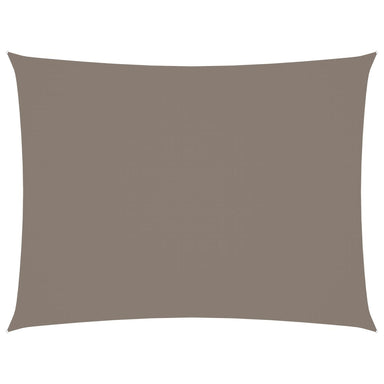 Zonnescherm rechthoekig 2,5x3,5 m oxford stof taupe