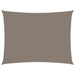 Zonnescherm rechthoekig 2,5x3,5 m oxford stof taupe