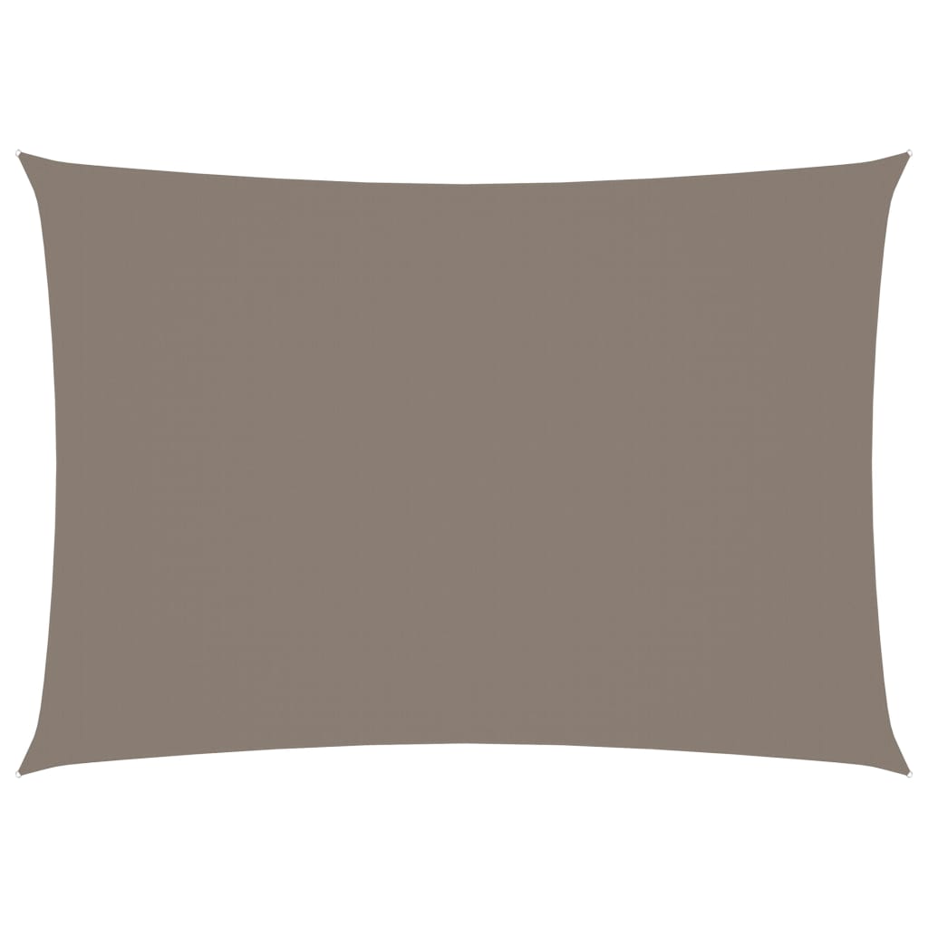 Zonnescherm rechthoekig 2,5x4 m oxford stof taupe