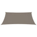 Zonnescherm rechthoekig 2,5x4 m oxford stof taupe