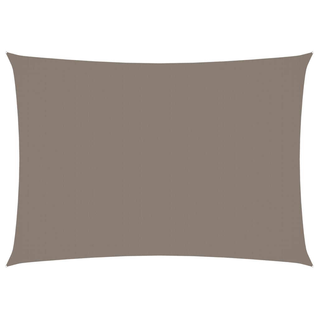 Zonnescherm rechthoekig 2,5x4,5 m oxford stof taupe