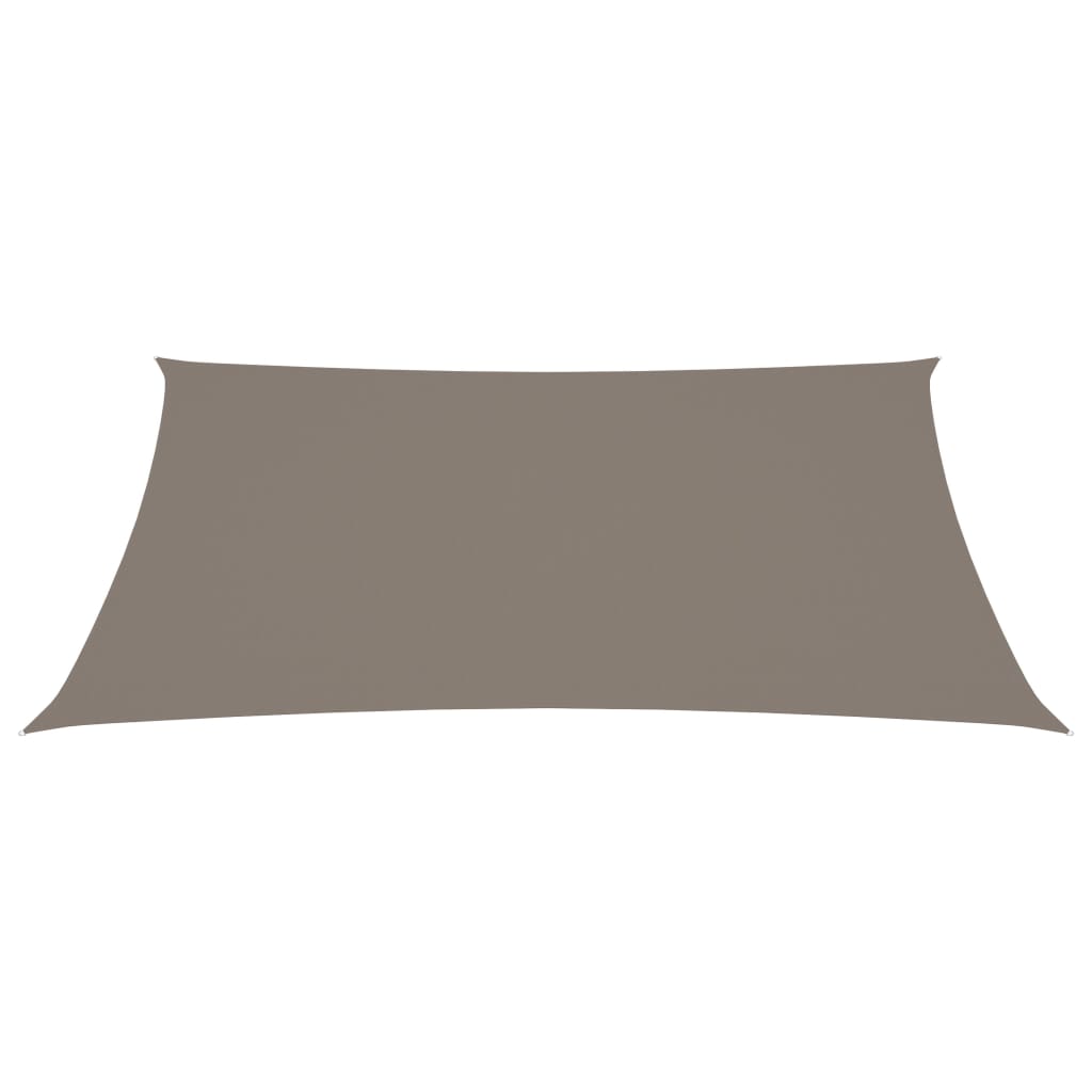 Zonnescherm rechthoekig 2,5x4,5 m oxford stof taupe