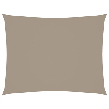 Zonnescherm rechthoekig 3x4 m oxford stof taupe