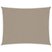 Zonnescherm rechthoekig 3x4 m oxford stof taupe