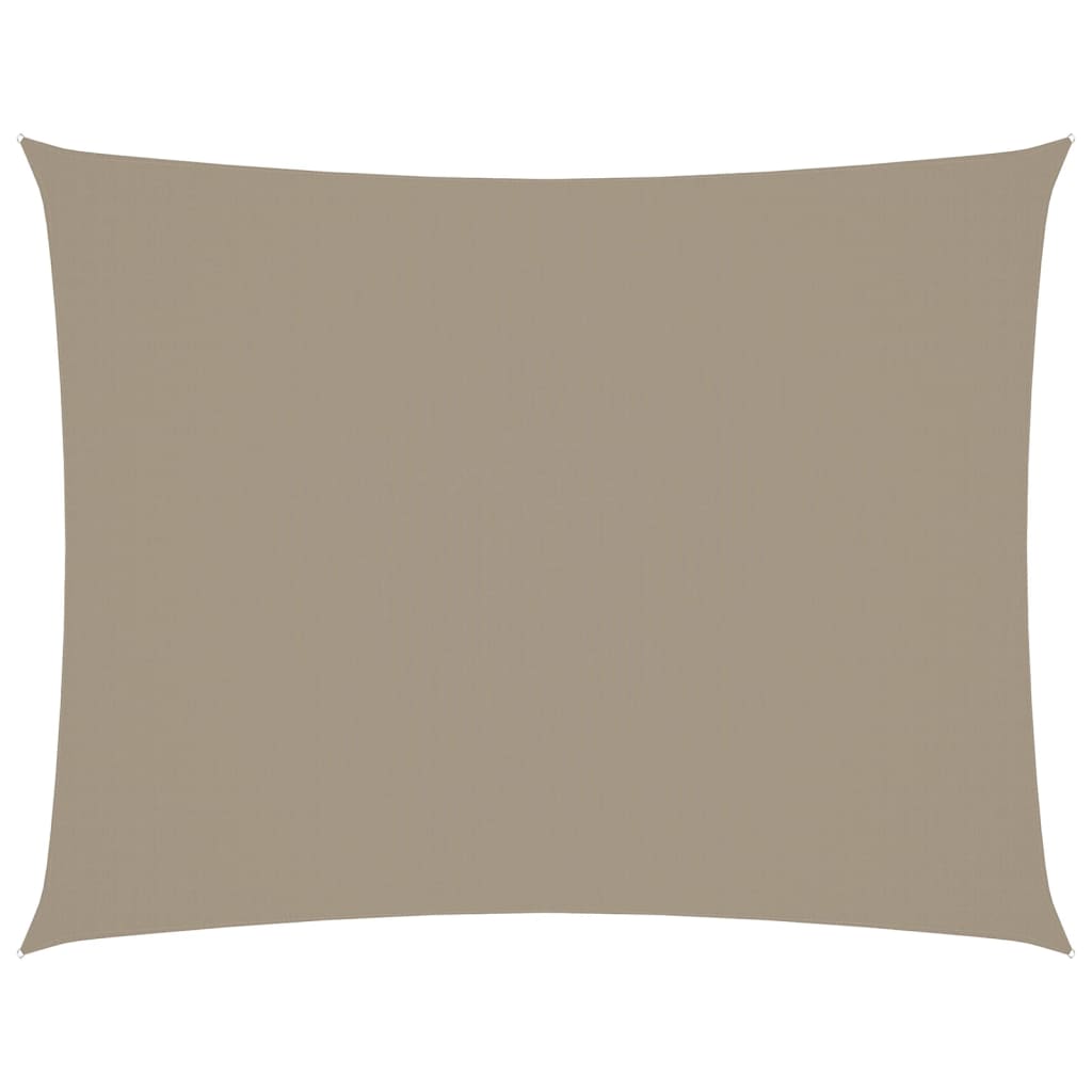 Zonnescherm rechthoekig 3x6 m oxford stof taupe