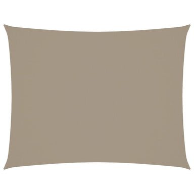 Zonnescherm rechthoekig 3x6 m oxford stof taupe