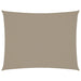 Zonnescherm rechthoekig 3x6 m oxford stof taupe