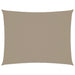 Zonnescherm Rechthoekig 3,5X5 M Oxford Stof Taupe 3.5 x 5 m