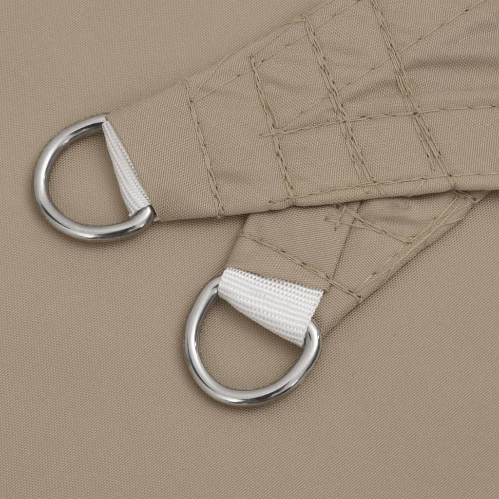 Zonnescherm Rechthoekig 3,5X5 M Oxford Stof Taupe 3.5 x 5 m