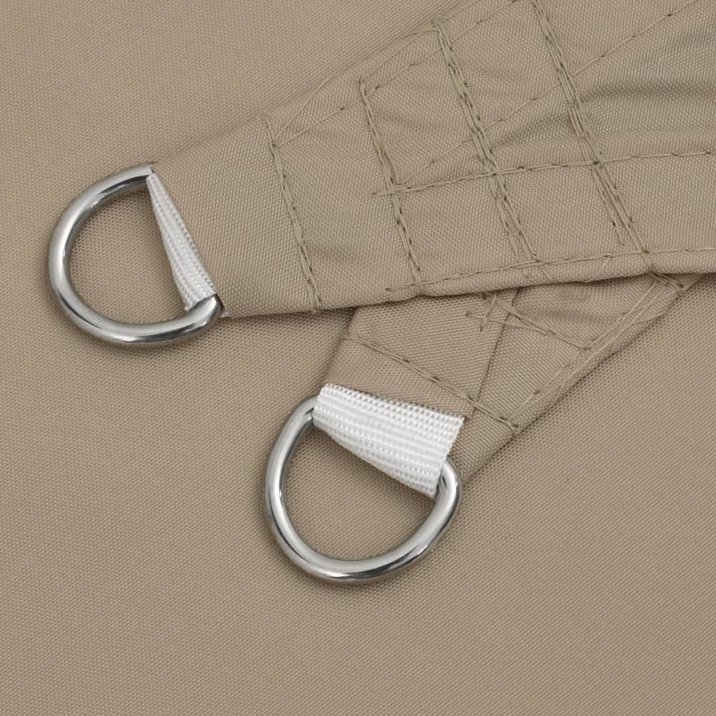 Zonnescherm driehoekig 3x3x4,24 m oxford stof taupe