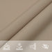 Zonnescherm driehoekig 3x4x4 m oxford stof taupe