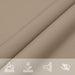 Zonnescherm driehoekig 5x5x5 m oxford stof taupe