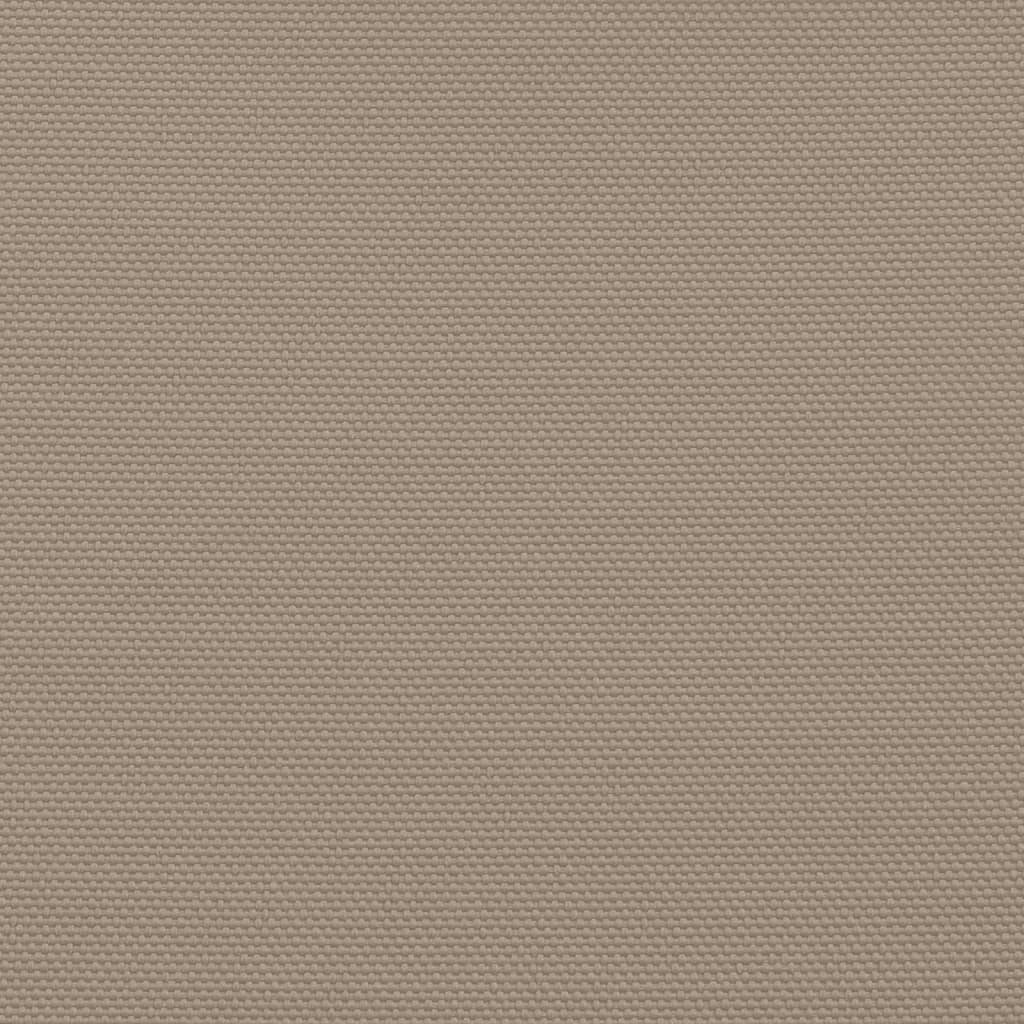 Zonnescherm driehoekig 4x5x6,4 m oxford stof taupe