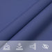 Zonnescherm rechthoekig 2x4,5 m oxford stof blauw