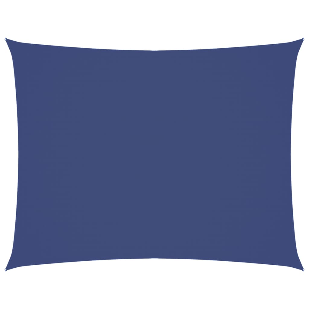 Zonnescherm rechthoekig 3,5x4,5 m oxford stof blauw