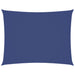 Zonnescherm rechthoekig 3,5x4,5 m oxford stof blauw
