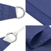 Zonnescherm rechthoekig 3,5x4,5 m oxford stof blauw
