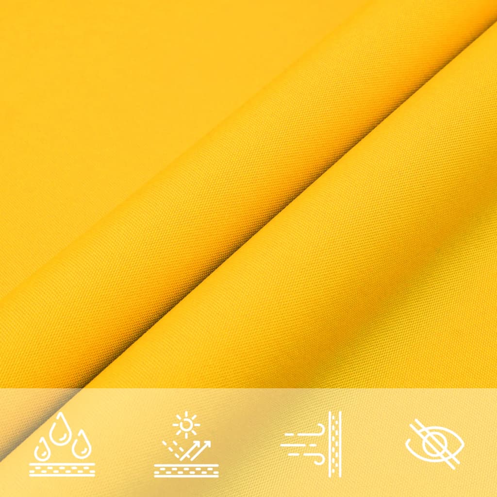 Zonnescherm Vierkant 4,5X4,5 M Oxford Stof Geel 4.5 x 4.5 m
