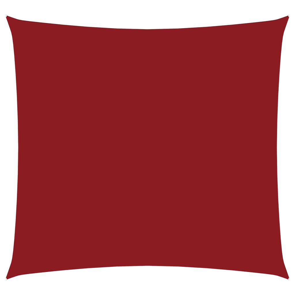Zonnescherm Vierkant 3,6X3,6 M Oxford Stof Rood 3.6 x 3.6 m