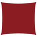 Zonnescherm Vierkant 3,6X3,6 M Oxford Stof Rood 3.6 x 3.6 m