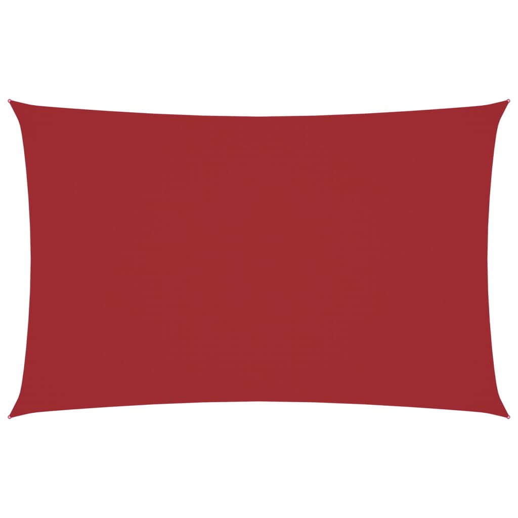 Zonnescherm rechthoekig 2x4,5 m oxford stof rood