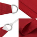 Zonnescherm rechthoekig 2x4,5 m oxford stof rood