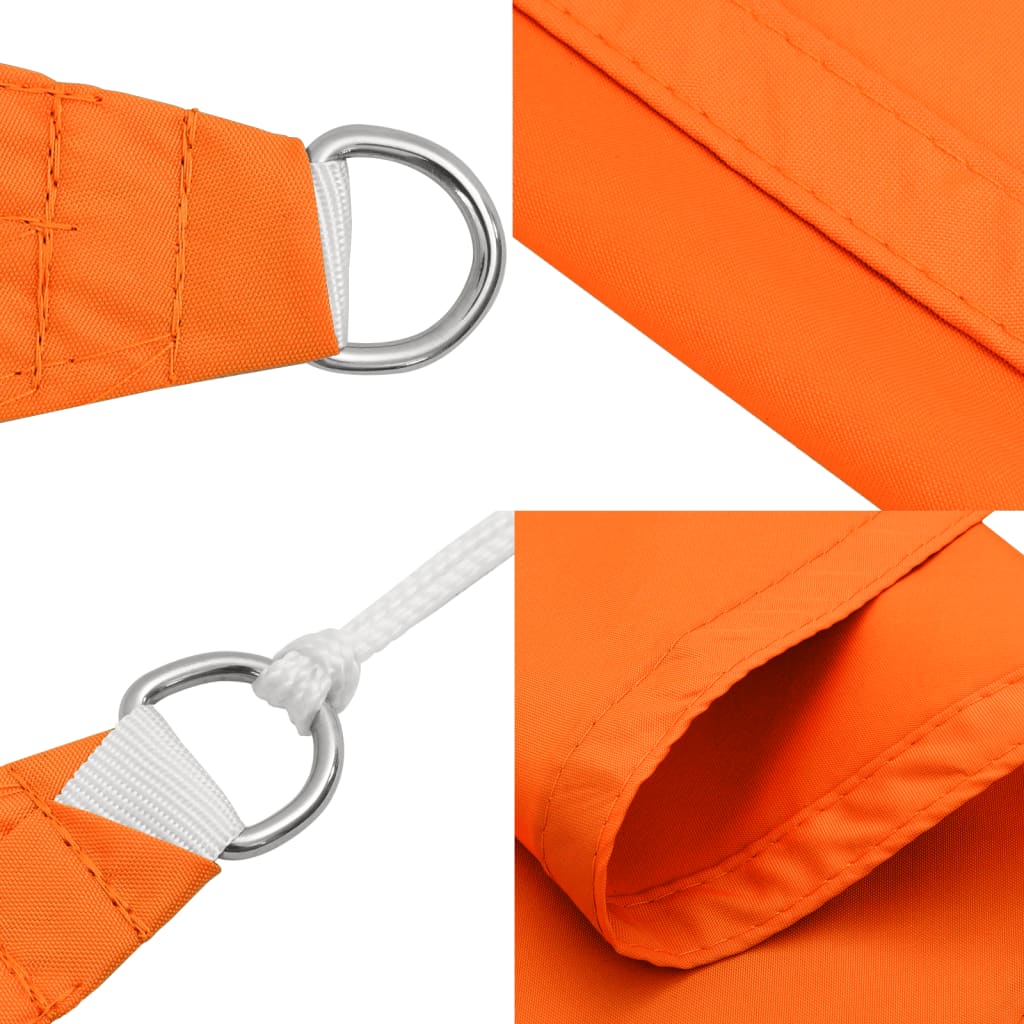 Zonnescherm Vierkant 3,6X3,6 M Oxford Stof Oranje Orange 3.6 x 3.6 m
