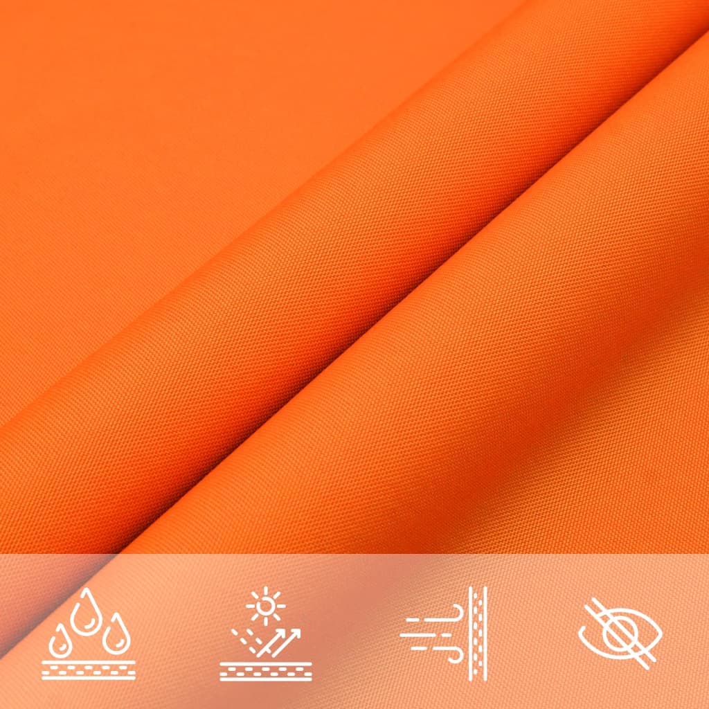 Zonnescherm rechthoekig 2x4,5 m oxford stof oranje