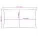 Zonnescherm rechthoekig 2x4,5 m oxford stof oranje