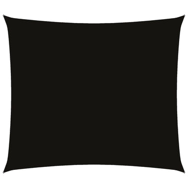 Zonnescherm rechthoekig 2x2,5 m oxford stof zwart