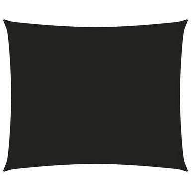 Zonnescherm rechthoekig 2,5x3,5 m oxford stof zwart