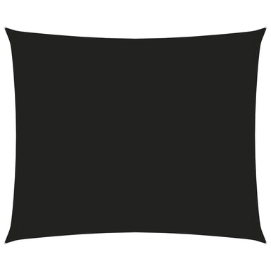 Zonnescherm rechthoekig 4x5 m oxford stof zwart