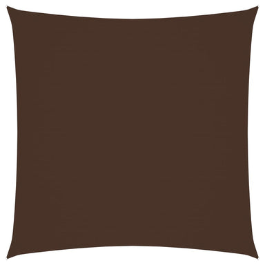 Zonnescherm vierkant 4x4 m oxford stof bruin