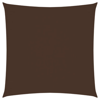 Zonnescherm vierkant 6x6 m oxford stof bruin
