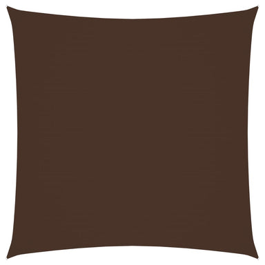 Zonnescherm vierkant 7x7 m oxford stof bruin