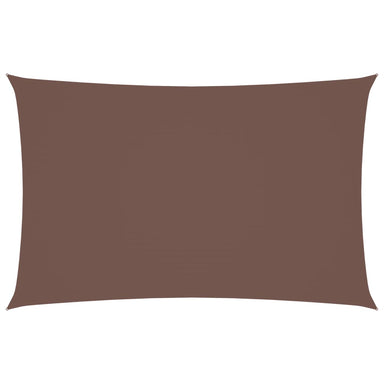 Zonnescherm rechthoekig 2x5 m oxford stof bruin