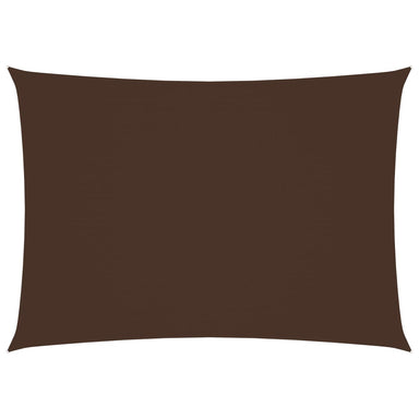 Zonnescherm rechthoekig 2,5x4 m oxford stof bruin